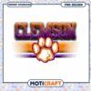 Clemson Tigers Paw PNG Design