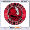 Cincinnati Bearcats Skull PNG Design