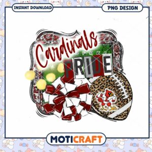 Cardinals Pride PNG Design for Instant Download Fans