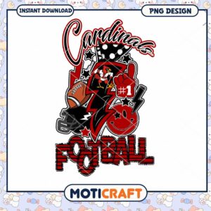 Cardinals Football PNG Design