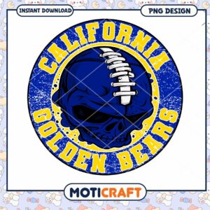 California Golden Bears Skull PNG