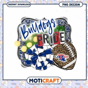 Bulldogs Pride PNG Design for LA Tech Sports Fans