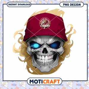 Boston College Eagles Skull PNG