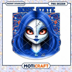 Boise State PNG Design Features Unique Skeleton Character