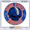 Boise State Broncos Skull PNG Design