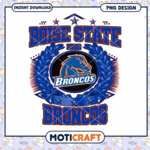 Boise State Broncos PNG Design Instant Download Graphic