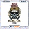 Bobcats Fan Skull PNG Design 2 Bobcats Fan Skull PNG Design