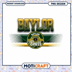 Baylor Bears PNG Design Instant Download