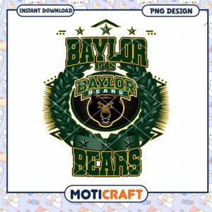 Baylor Bears Logo Instant Download PNG Design for Fans