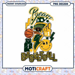 Baylor Bears Basketball PNG Sublimation
