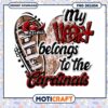 Ball State Cardinals Heart PNG Design 2 Ball State Cardinals Heart PNG Design