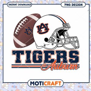 Auburn Tigers Football PNG Design