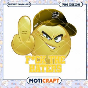 Army Emoticon PNG Fuck The Haters Design