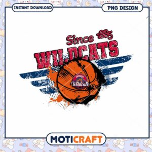 Arizona Wildcats Basketball PNG Design