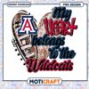 Arizona Wildcats Heart PNG Design 2 Arizona Wildcats Heart PNG Design