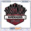Wisconsin Badgers Vintage Logo Instant Download PNG Design