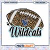 Wildcats Leopard Print Football PNG Instant Download Design 2 Wildcats Leopard Print Football PNG Instant Download Design