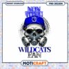 Wildcats Fan Non Toxic Skull PNG Design Download