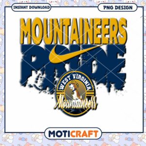 West Virginia Mountaineers Pride PNG Design for Fans