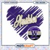 Washington Huskies Heart PNG Design Instant Download Art