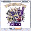 Washington Huskies Football PNG Design Instant Download