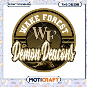 Wake Forest Demon Deacons Logo Instant Download PNG File