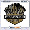 Wake Forest Demon Deacons Vintage Logo PNG Download 1 Wake Forest Demon Deacons Vintage Logo PNG Download