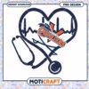 Virginia Cavaliers Heartbeat Stethoscope Design PNG 2 Virginia Cavaliers Heartbeat Stethoscope Design PNG