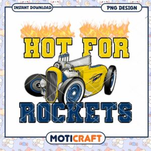 Vintage Car Design Cool Hot for Rockets PNG Art Download