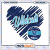 Villanova Wildcats Heart PNG Design for Instant Download 1 Villanova Wildcats Heart PNG Design for Instant Download