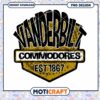 Vanderbilt Commodores Vintage Logo PNG Download Design 1 Vanderbilt Commodores Vintage Logo PNG Download Design