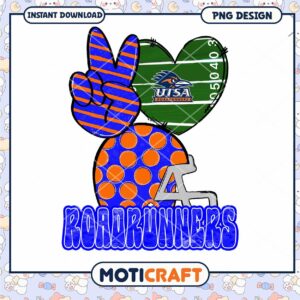 UTSA Roadrunners PNG Design Perfect for Sports Fans