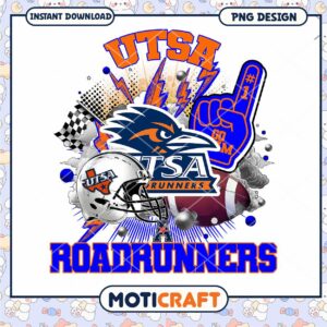 UTSA Roadrunners PNG Design Instant Download Graphic