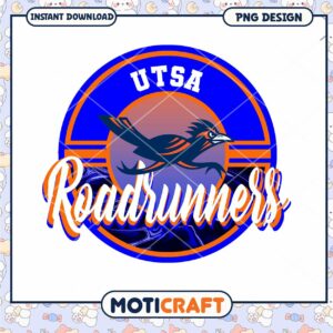 UTSA Roadrunners Logo PNG Instant Download Design