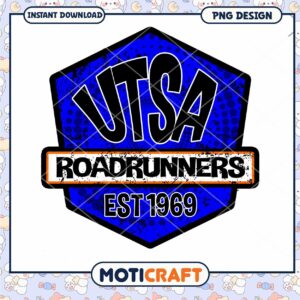 UTSA Roadrunners PNG Design for Instant Download Art