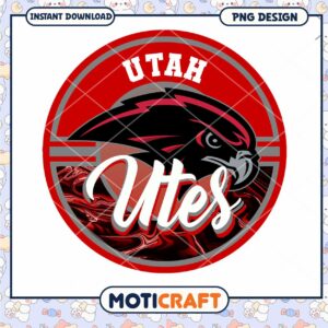Utah Utes PNG Design Instant Download Graphic Art