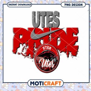 Utah Utes Pride PNG Design Instant Download Artwork