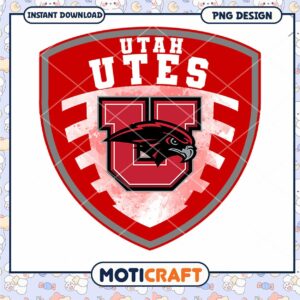 Utah Utes Logo PNG Instant Download for Fans