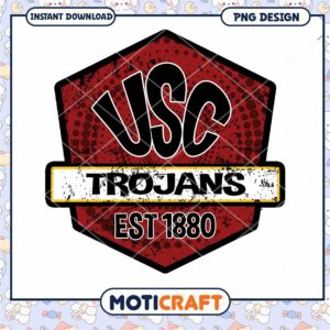 USC Trojans Vintage Logo Design PNG for Downloads