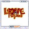 USC Trojans Love PNG Design