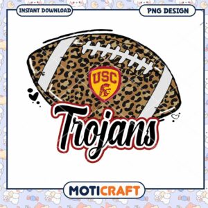 USC Trojans Football PNG Design for Instant Download