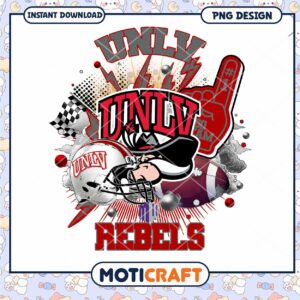 UNLV Rebels PNG Design Instant Download Sports Art