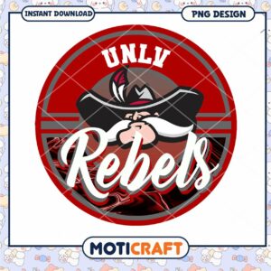 UNLV Rebels Logo PNG Design Instant Download Art
