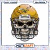 Unique Skull Football Helmet PNG Digital Download Design