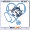 UNC Fish Heart Stethoscope PNG Design for Download