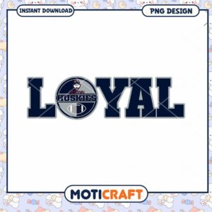 UConn Huskies Loyal Football Team PNG Design Download