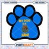UCLA Dog Fan Paw Print PNG Instant Download Design 1 UCLA Dog Fan Paw Print PNG Instant Download Design