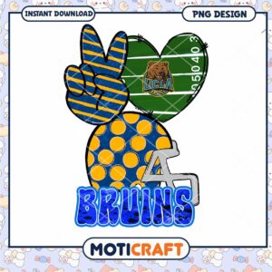 UCLA Bruins PNG Design for Instant Download Art Fans