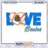 UCLA Bruins Love Baseball PNG Graphic Instant Download