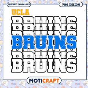 UCLA Bruins Graphic Design Instant Download PNG File